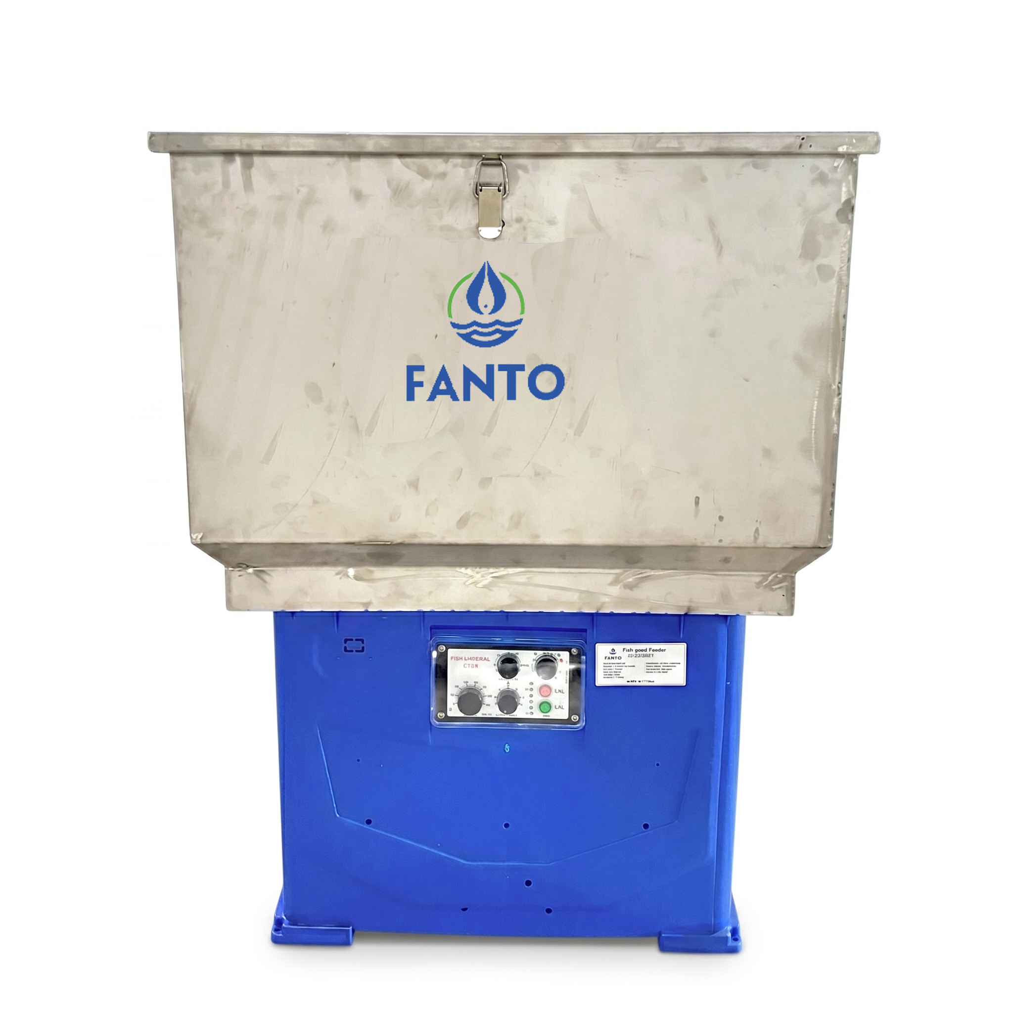 Máy cho cá ăn 4 bao inox FANTO
